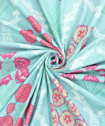Floral King Size Bedsheet With 2 Pillow Covers