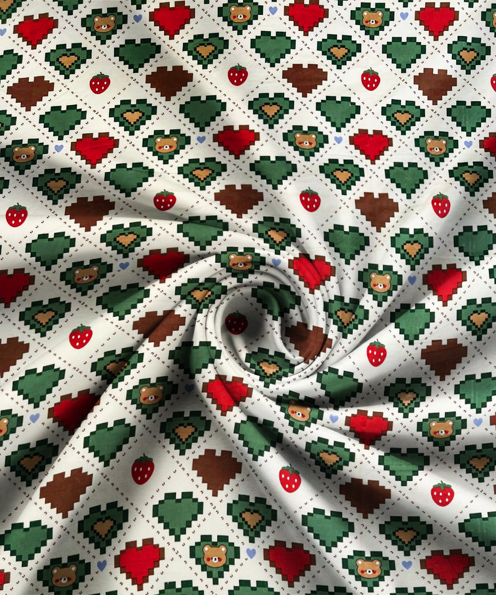 Retro Heartland Kids Flat Double Bedsheet with 2 Pillow Covers