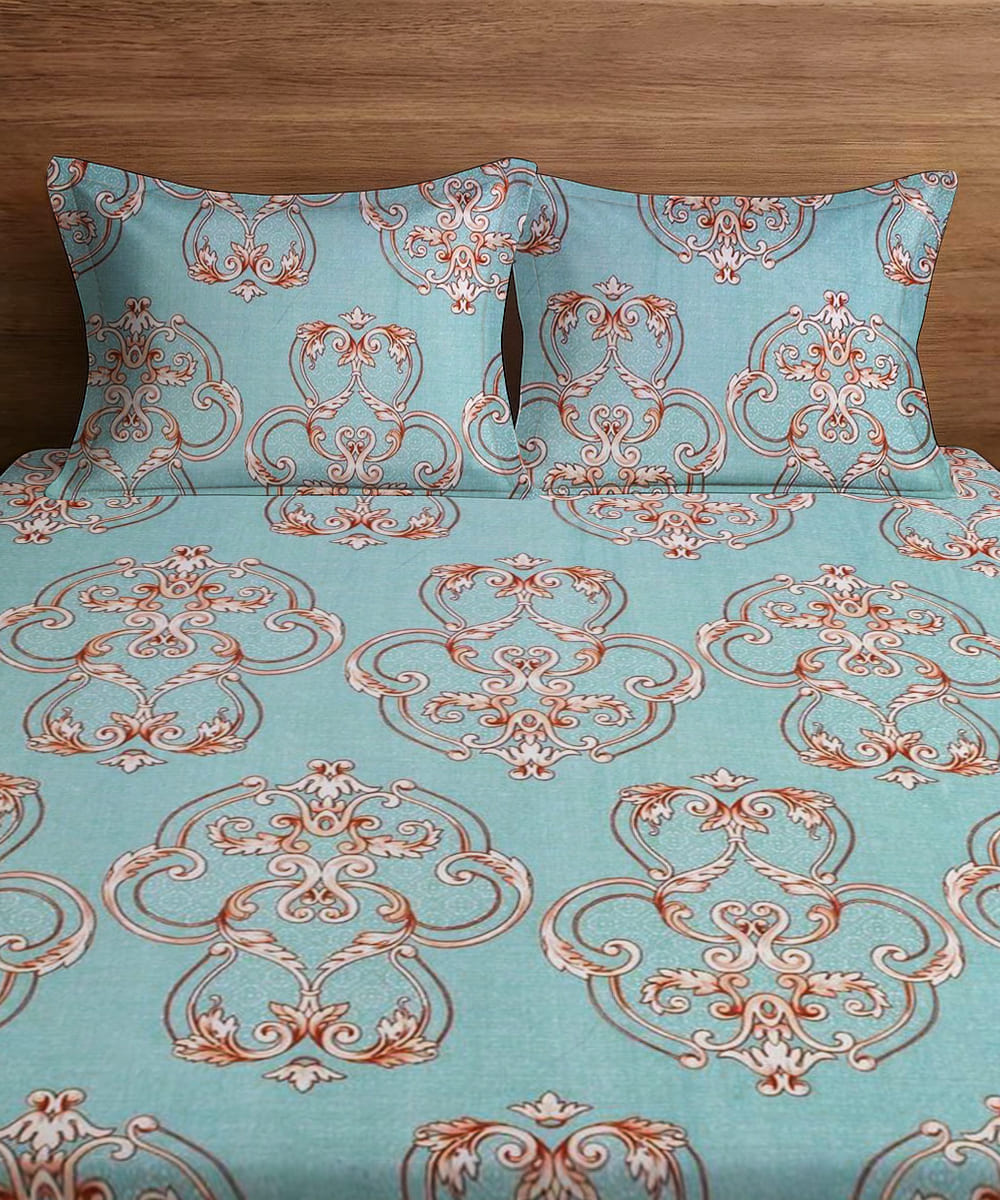 Victorian Essence Fitted Bedsheet With Pillow Cover