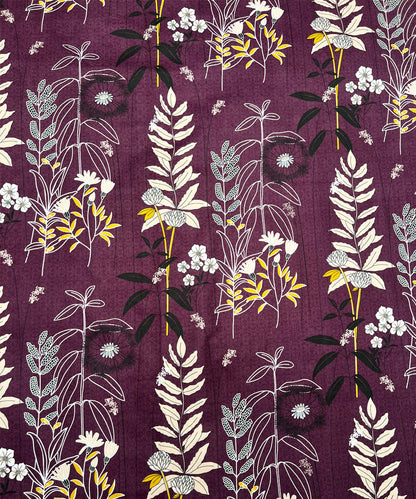 Twilight Flora King Size Bedsheet With 2 Pillow Cover