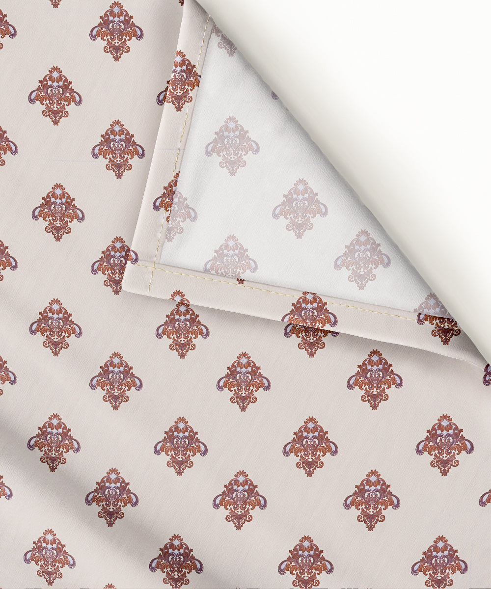 Ivory Royal Charm Bedsheet With Pillow Covers