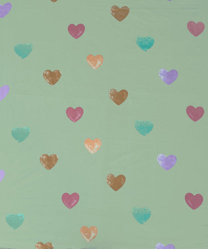Valentine's Glow Single Bedsheet With 1 Pillow Cover