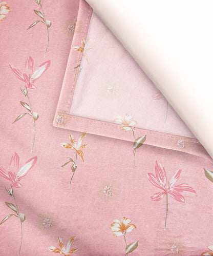 Gentle Blooms Bedsheet With Pillow Covers