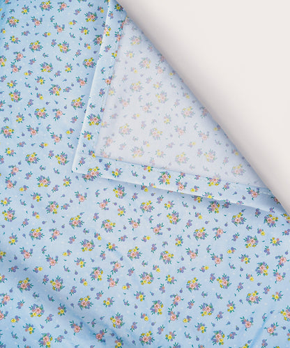 Daisy Sky Super King Fitted Bedsheet With 2 Pillow Covers
