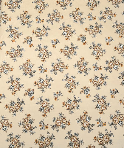 French Garden King Size Bedsheet With 2 Pillow Cover