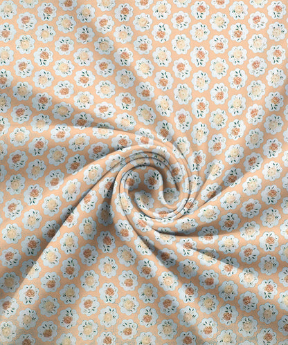Peach Puff Bedsheet With Pillow Covers