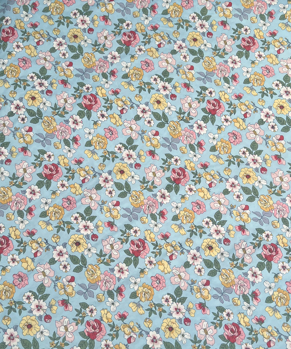 Serene Spring Fitted Bedsheet With Pillow Cover