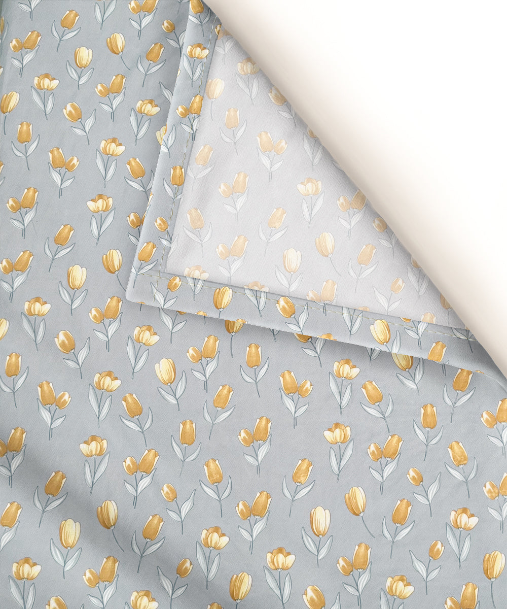 Yellow Whisper Super King Fitted Bedsheet With 2 Pillow Covers