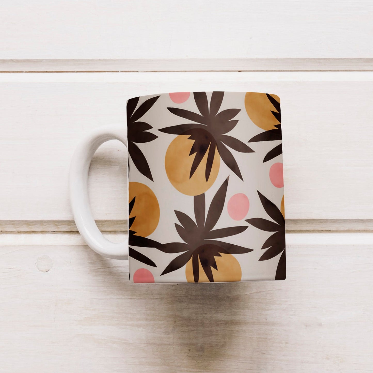 Stylish Printed Ceramic Coffee Mug