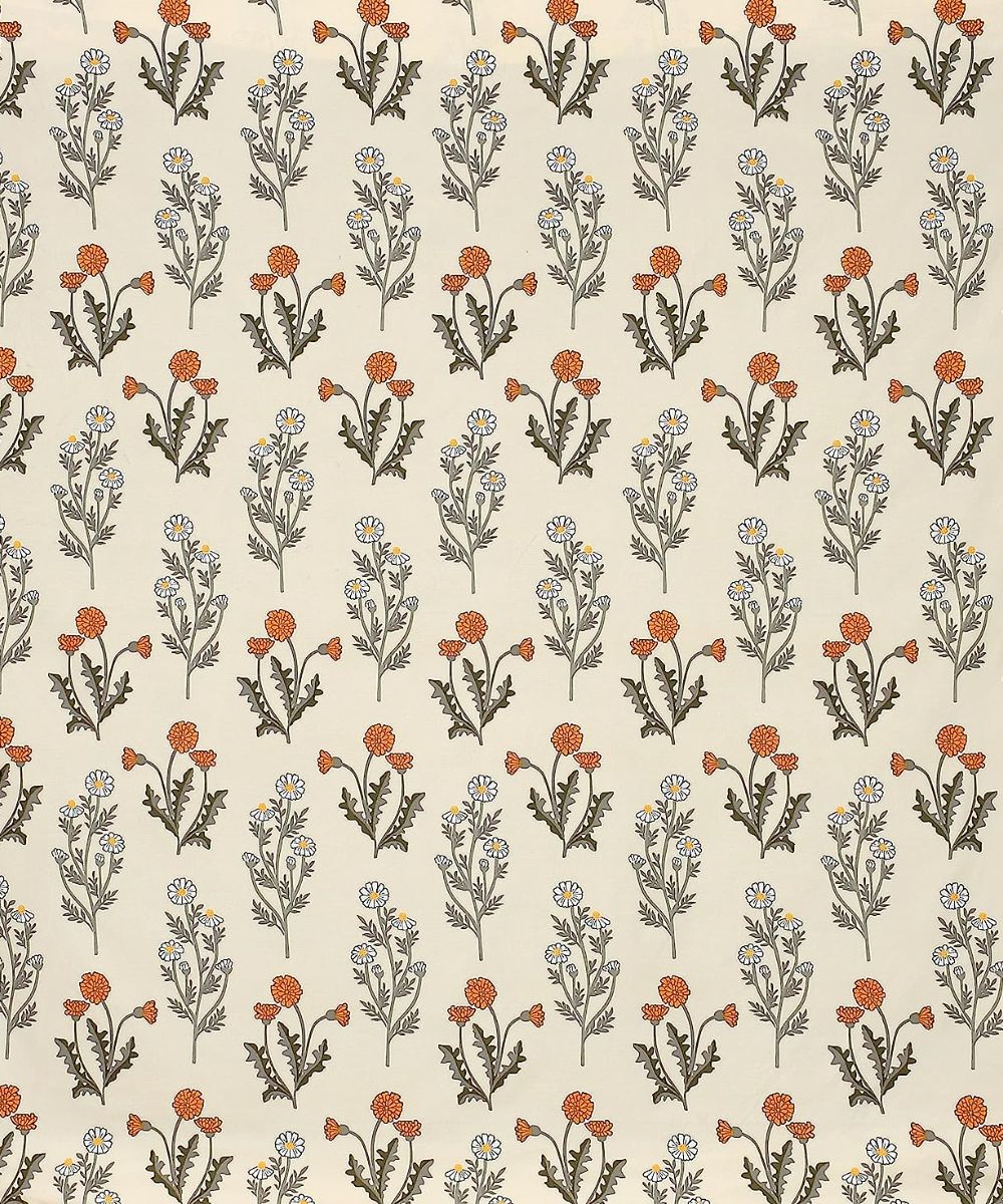 Pretty Floral King Fitted Bedsheet With 2 Pillow Covers