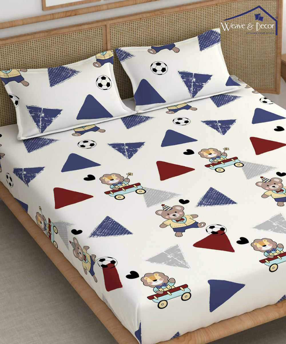 Teddy Football 350GSM All Weather Comforter