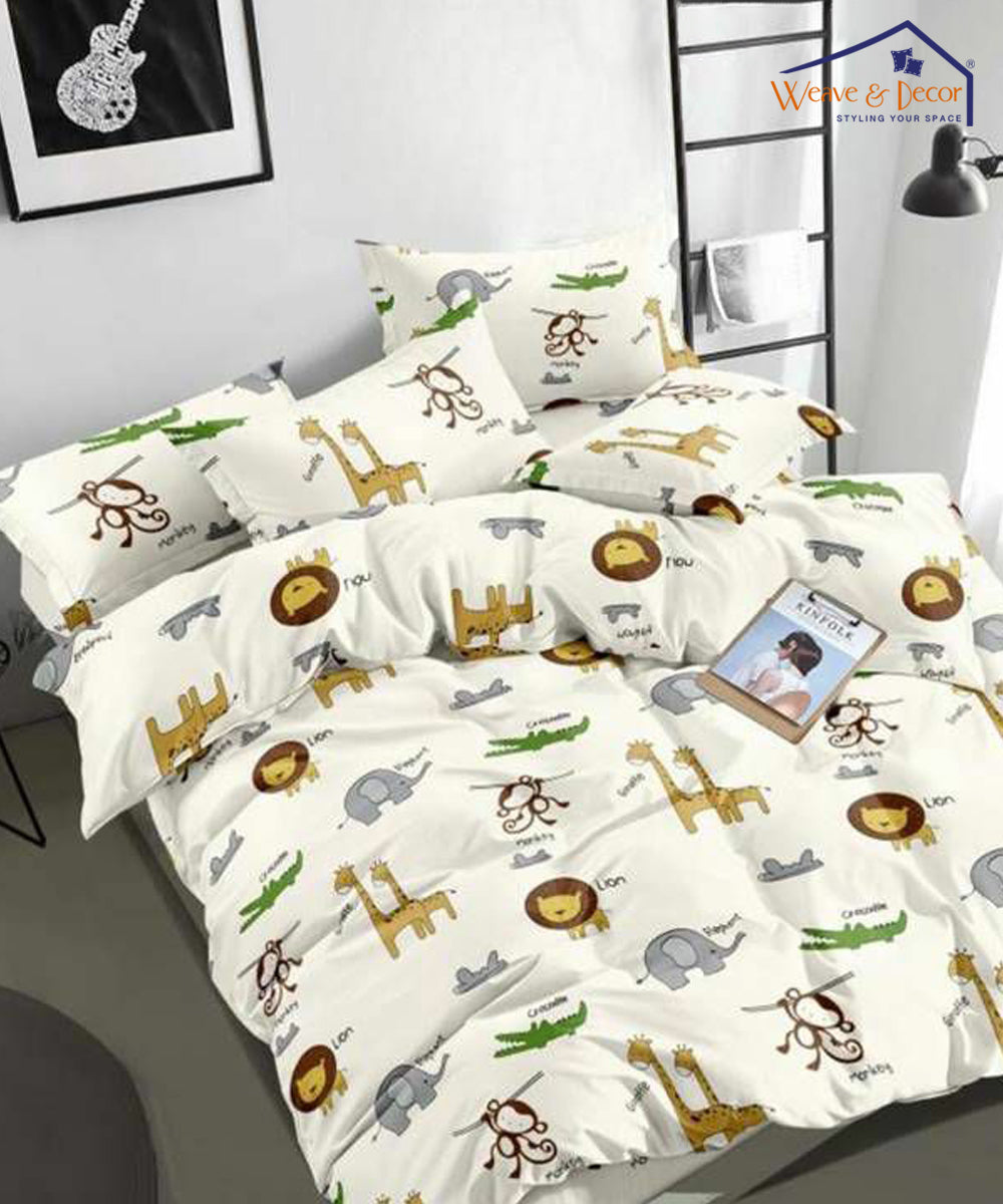 Cute Kids 350GSM Single Bed Comforter