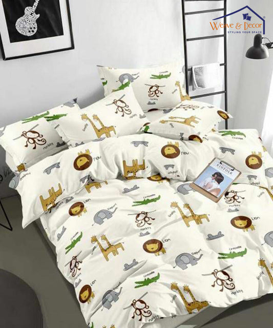 Cute Kids 350GSM Single Bed Comforter