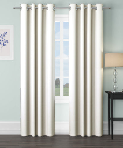 Blackout Curtain (White) Pack of 2 piece