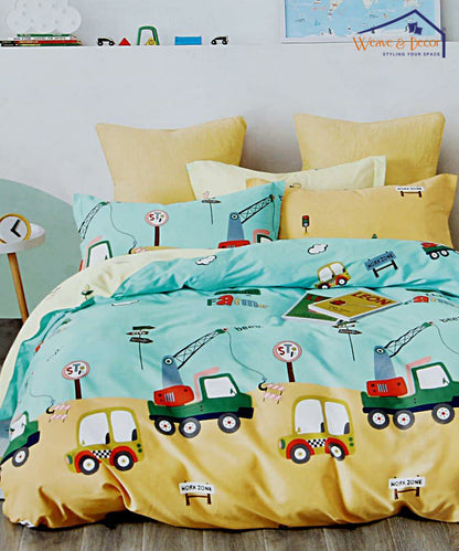 Cars Kids 350GSM Double Bed Comforter