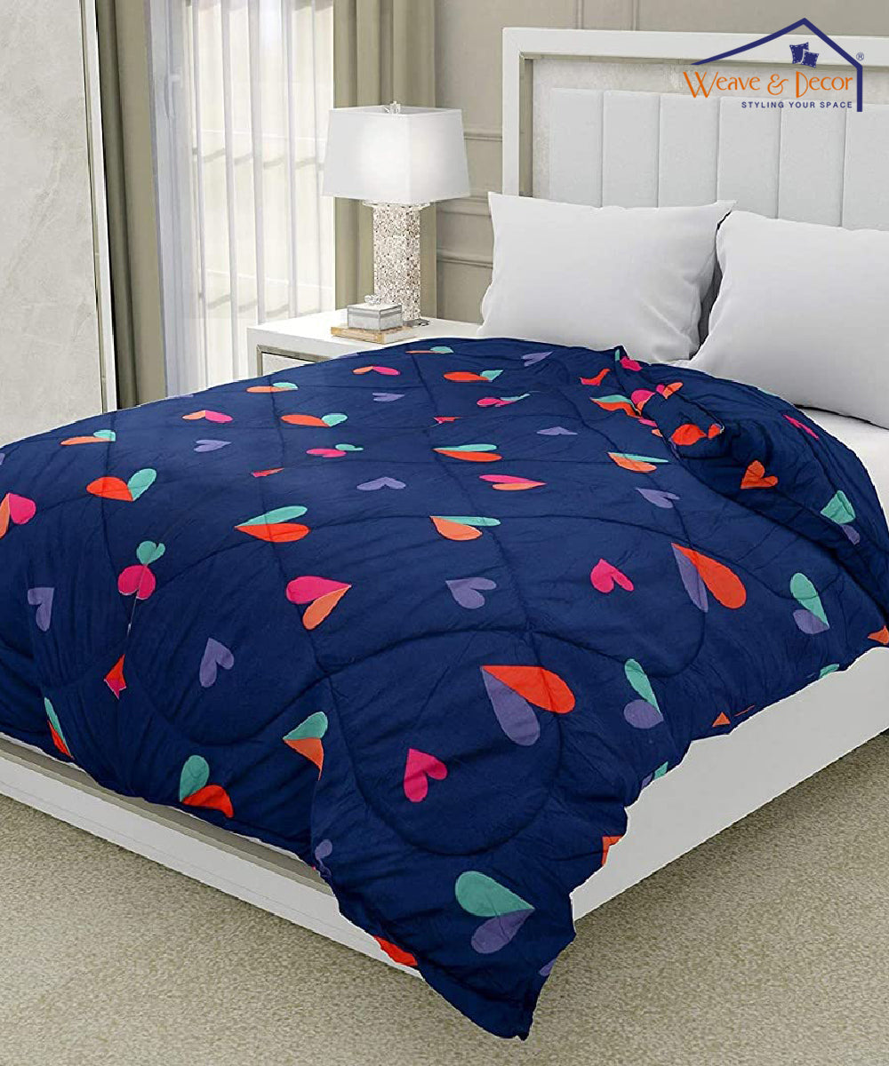 Blue Hearts 350GSM All Weather Comforter