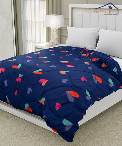 Blue Hearts 350GSM All Weather Comforter