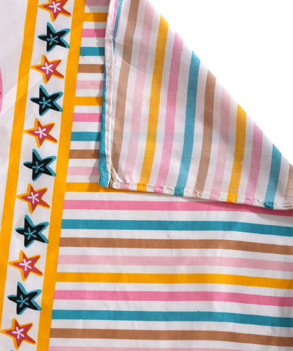 Dolphins Kids Double Bedsheet with 2 Pillow Covers