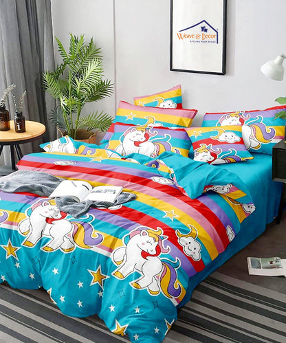Unicorn Fantasy  Print 350GSM Double Bed Comforter