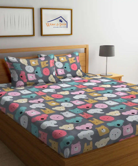 Jungle Book Single Fitted Bedsheet With 1 Pillow Cover