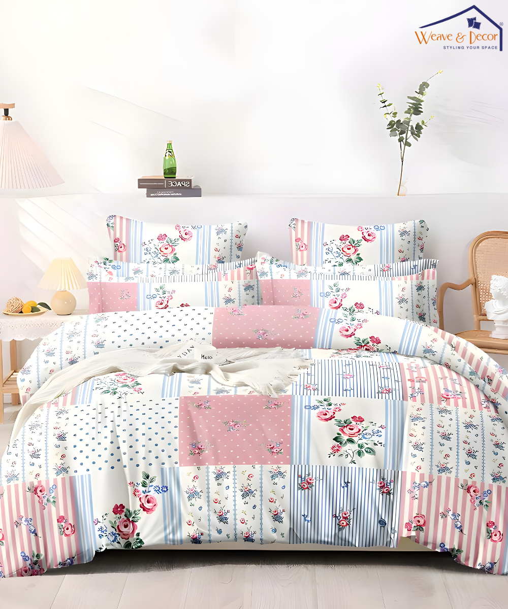 King Fitted Bedsheet With Pillow Covers , KING SIZE BEDSHEET ,KING SIZE 