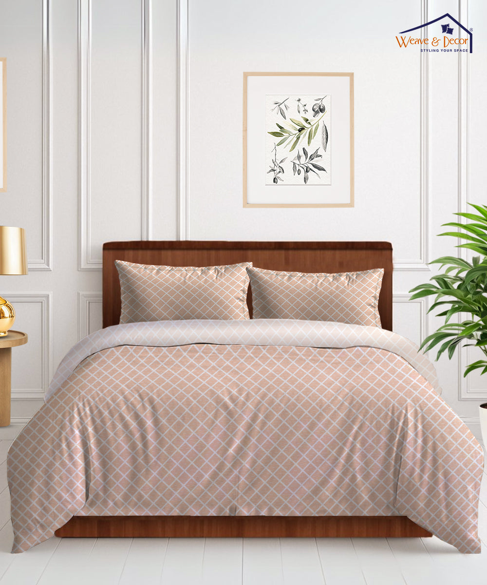 Amber-Grid single fitted bedsheets 