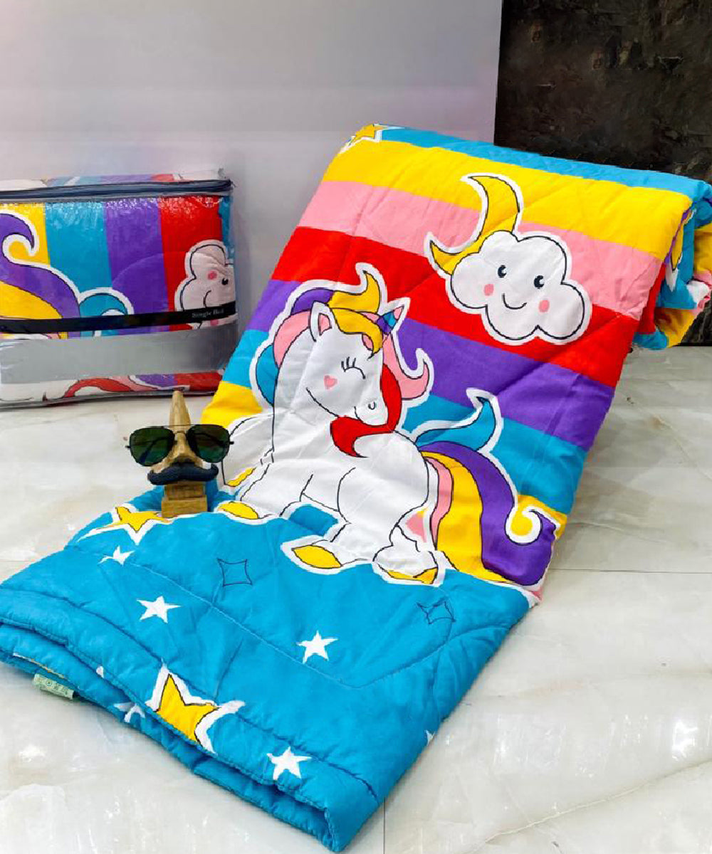 Unicorn Fantasy  Print 350GSM Double Bed Comforter