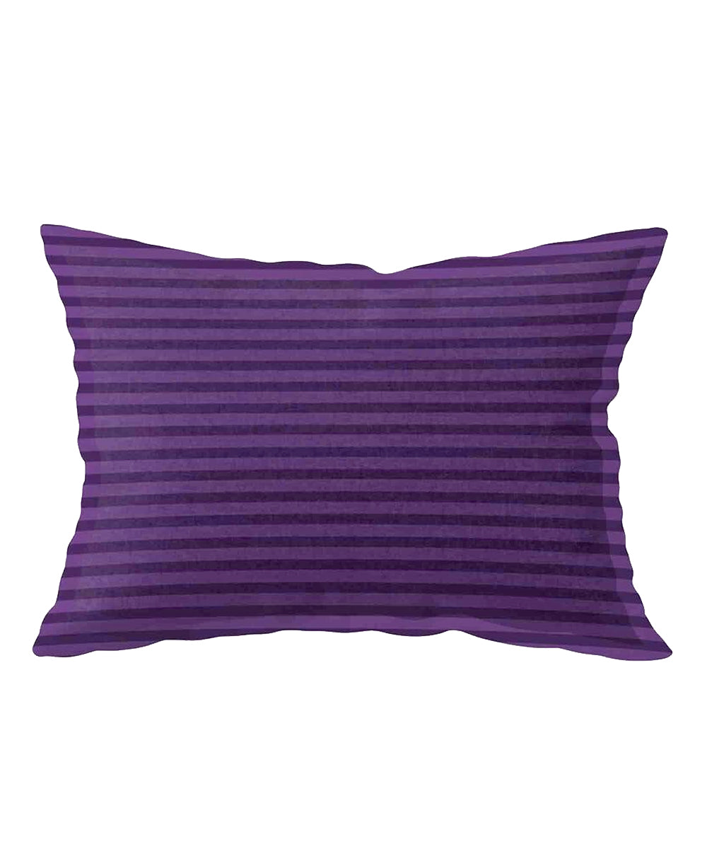 Violet Single Fitted Bedsheet With 1 Pillow Cover