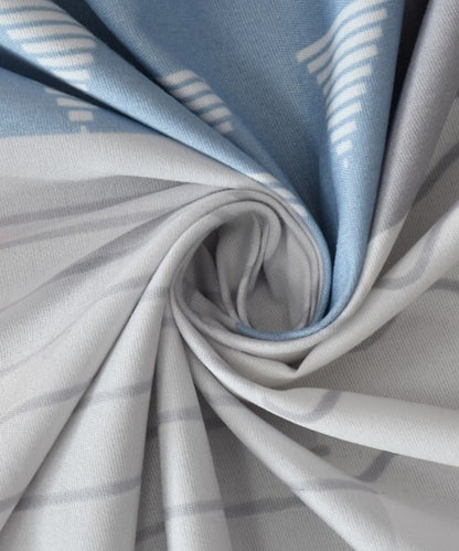 Abstract Single Bedsheet With 1 Pillow Cover