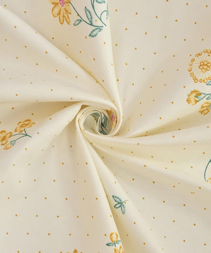 Floral King Size Bedsheet With 2 Pillow Covers