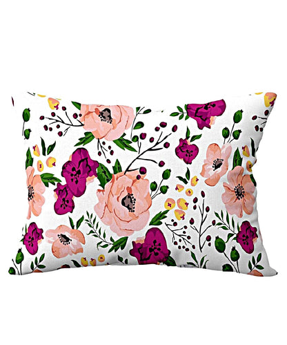 Multicolor Single Fitted Bedsheet With 1 Pillow Cover