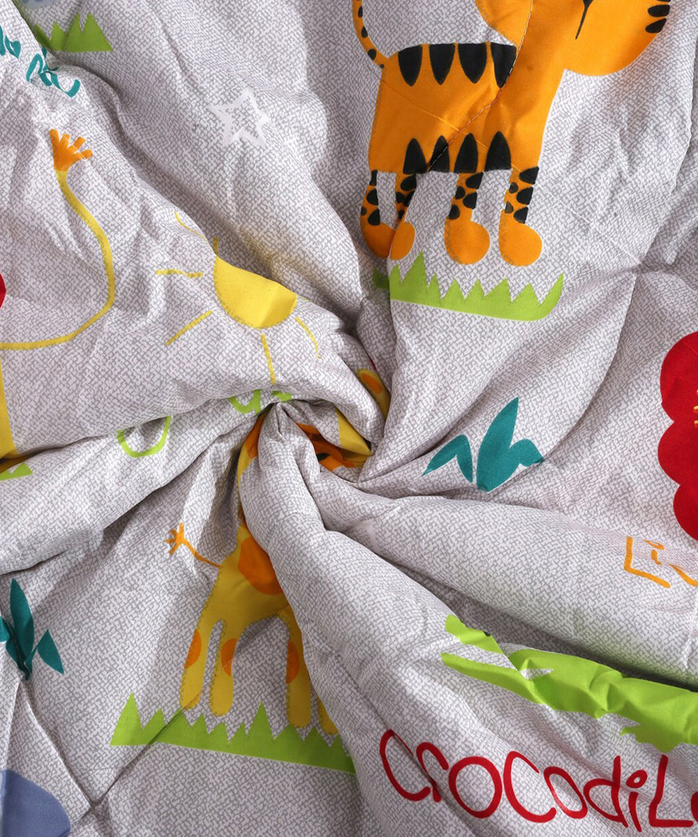 Cute Kids 350GSM Single Bed Comforter