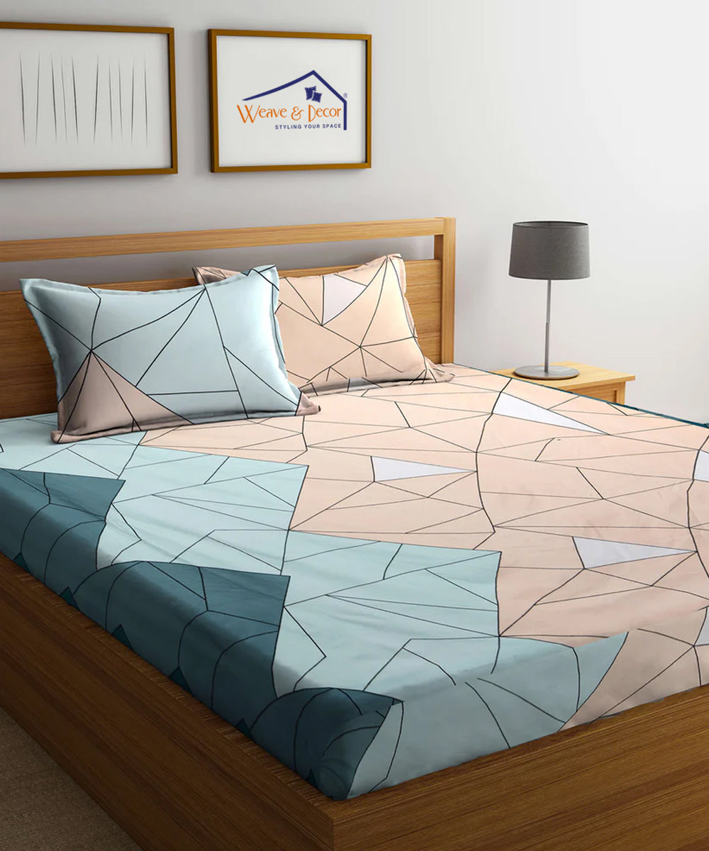Multi Color Geometric Pillow Cover Set of 2