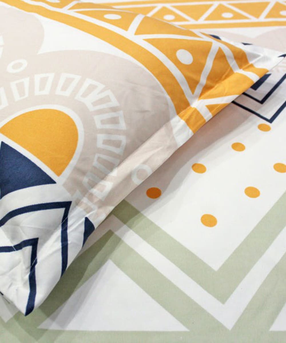 ZigZag Serenity Single Fitted Bedsheet With 1 Pillow Cover