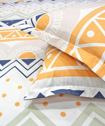 ZigZag Serenity King Size Bedsheet With 2 Pillow Cover
