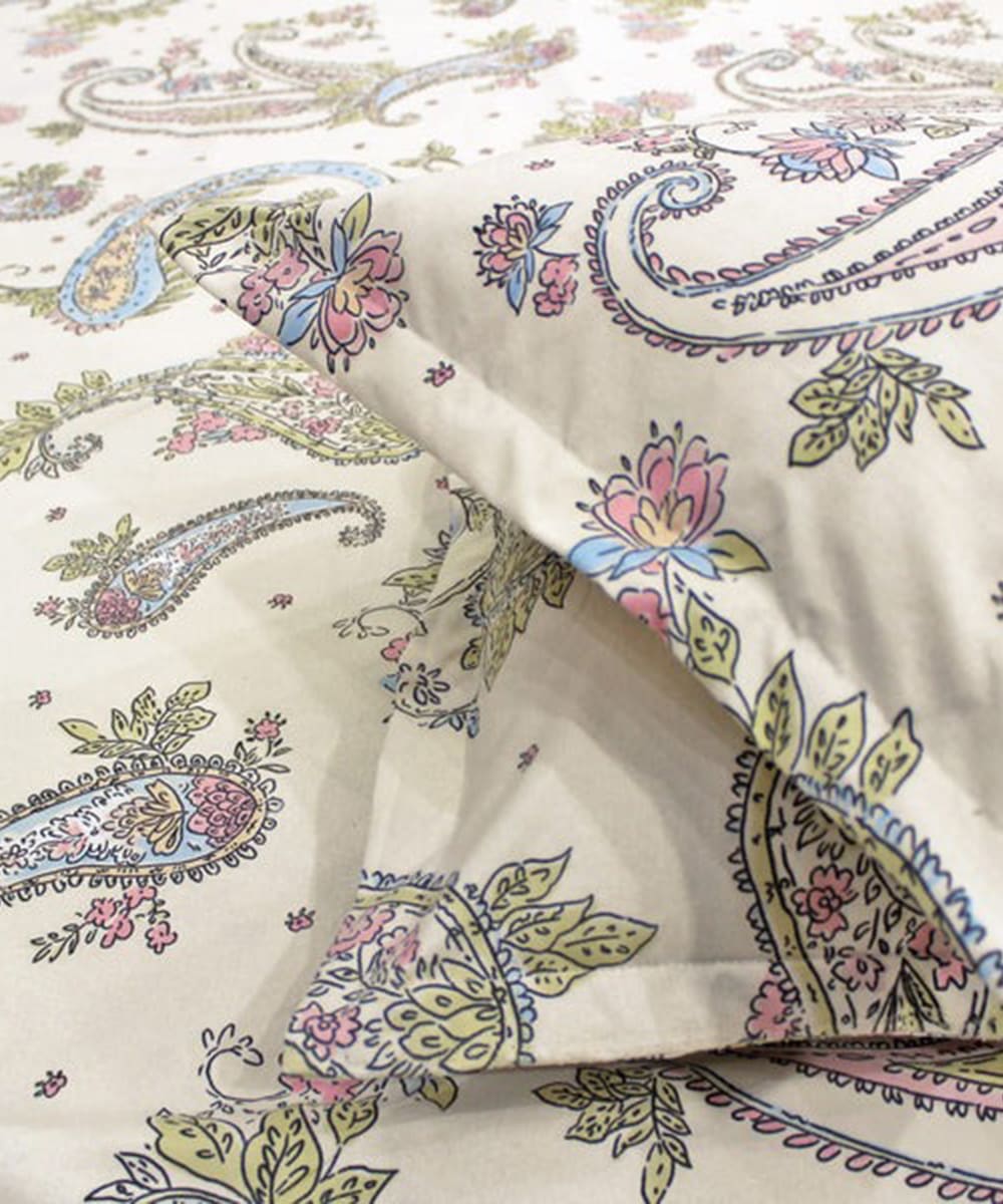 Ethereal Flora Comforter Set With Bedsheet & Pillow Covers