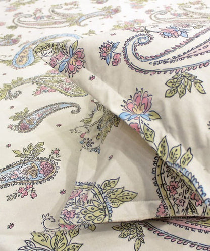 Ethereal Flora Comforter Set With Bedsheet & Pillow Covers