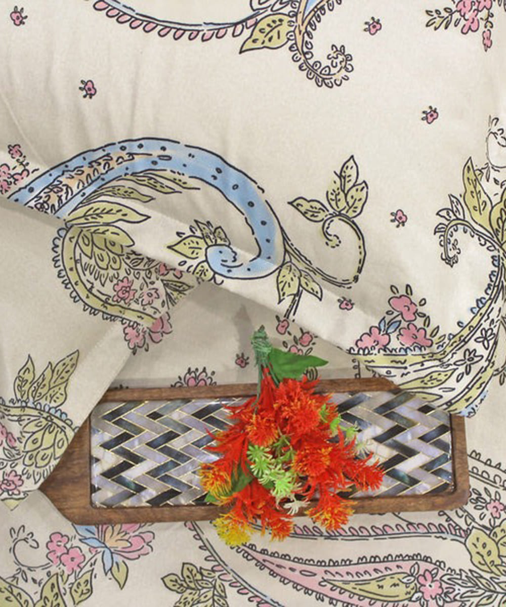 Ethereal Flora Comforter Set With Bedsheet & Pillow Covers