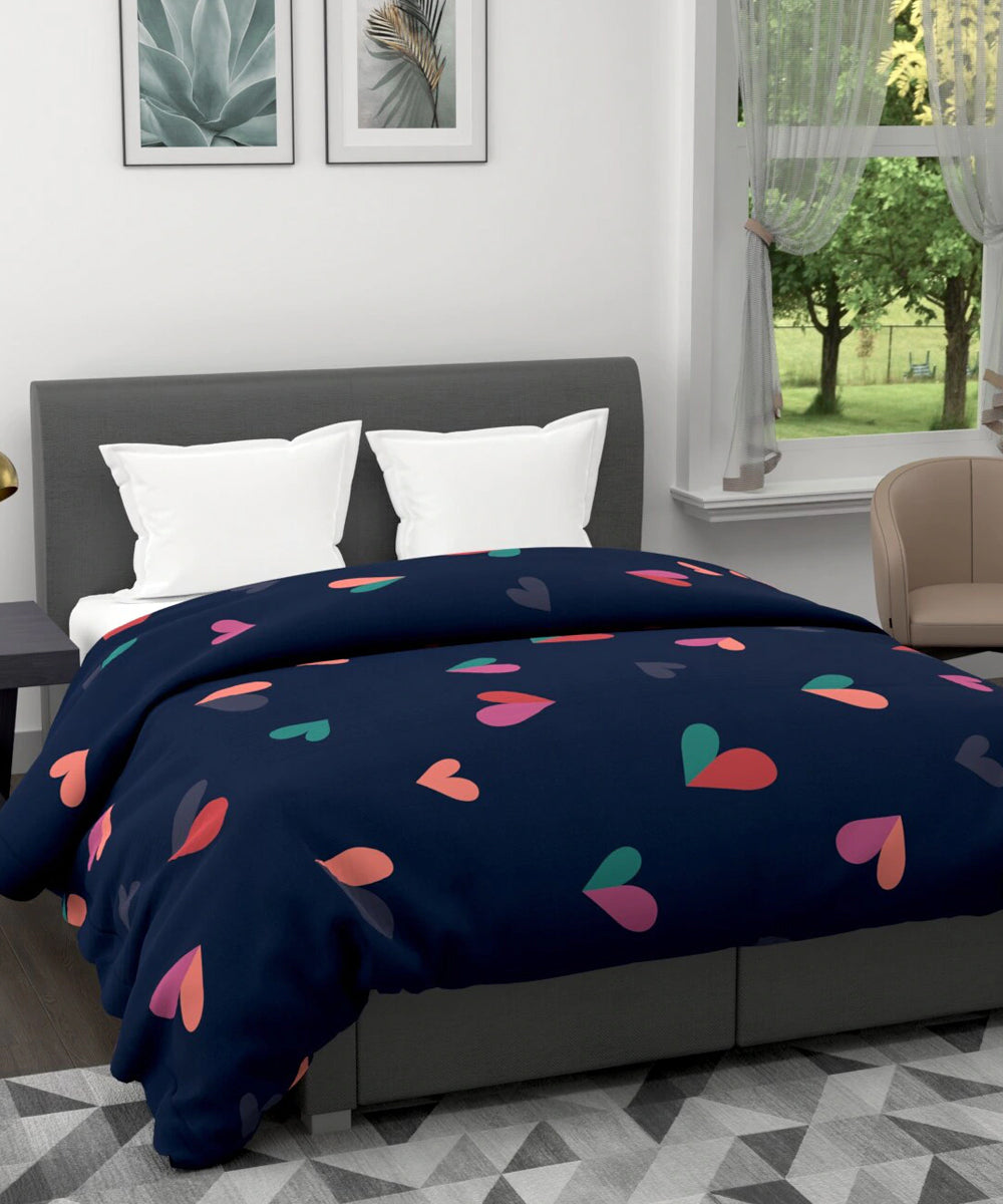 Blue Hearts 350GSM All Weather Comforter