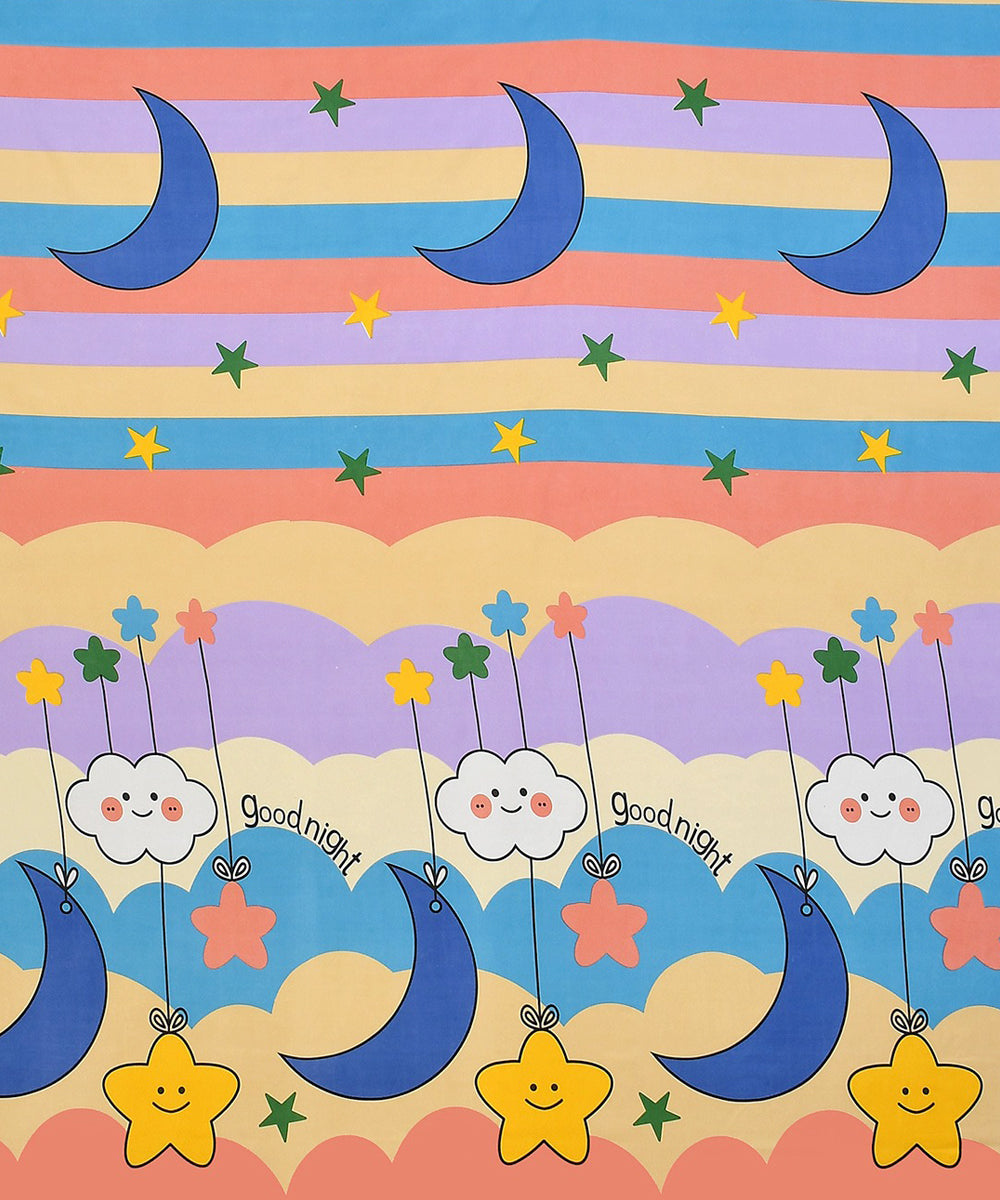 Cute Kids Single Fitted Bedsheet With 1 Pillow Cover