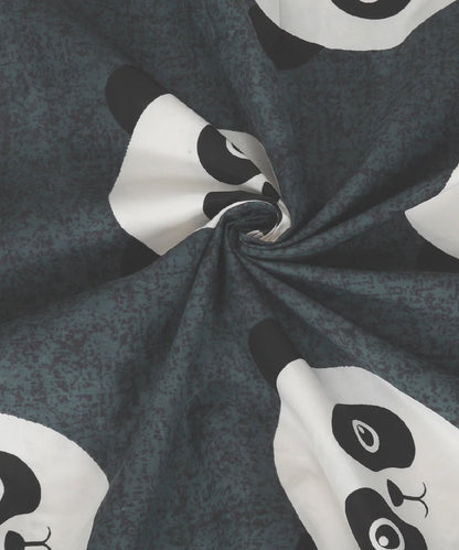Panda Playtime Single Bedsheet With 1 pillow cover
