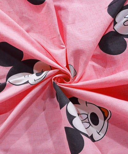 Kids Cute Single Fitted Bedsheet With 1 Pillow Cover