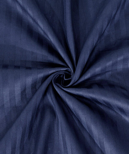 Blue Single Fitted Bedsheet With 1 Pillow Cover