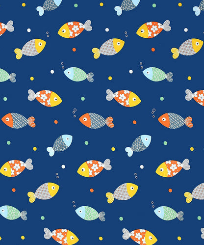 Ocean Adventure Kids Single Bedsheet With 1 Pillow Cover
