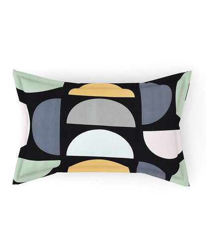 Geometrical Single Fitted Bedsheet With 1 Pillow Cover