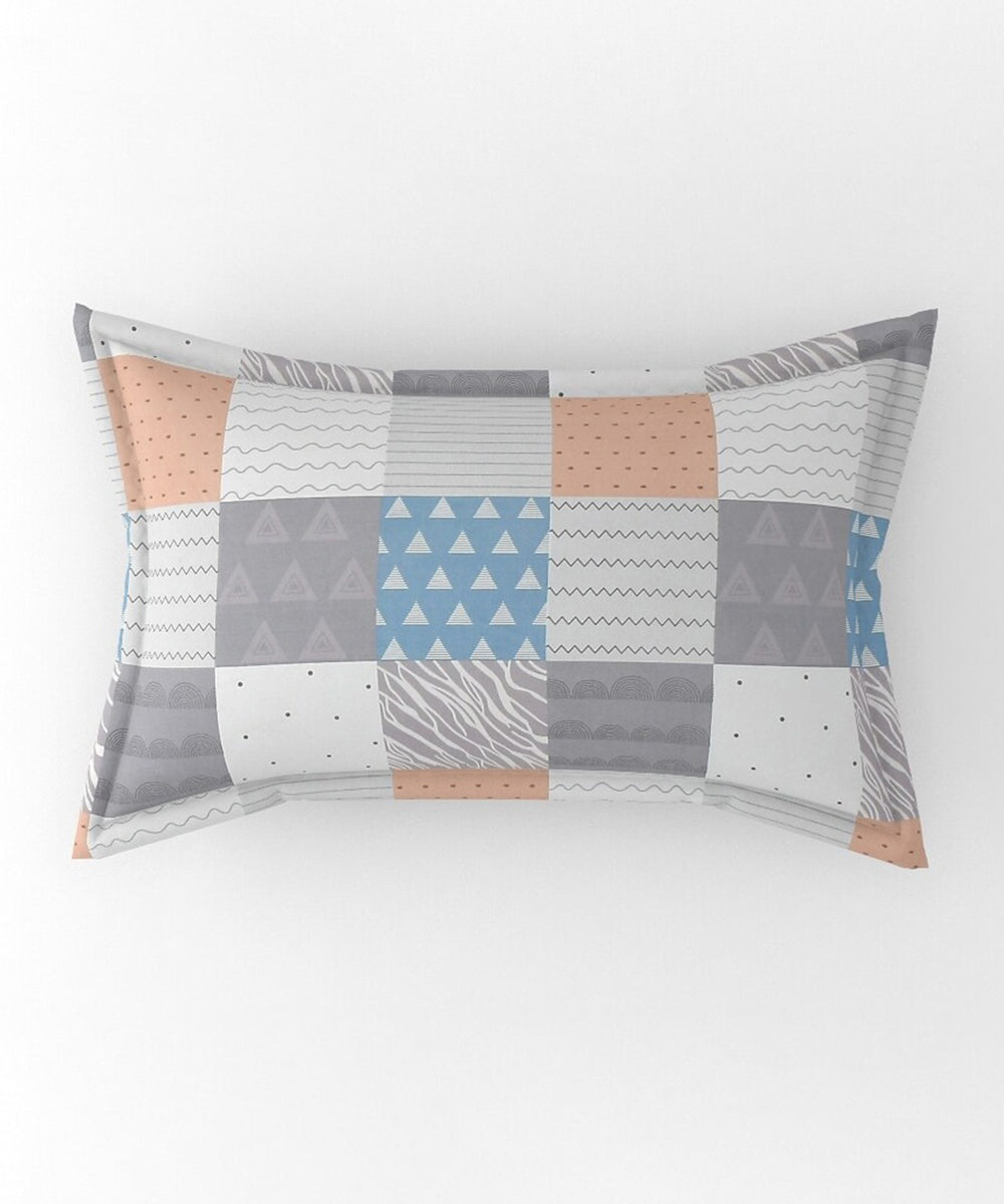 Abstract Single Fitted Bedsheet With 1 Pillow Cover
