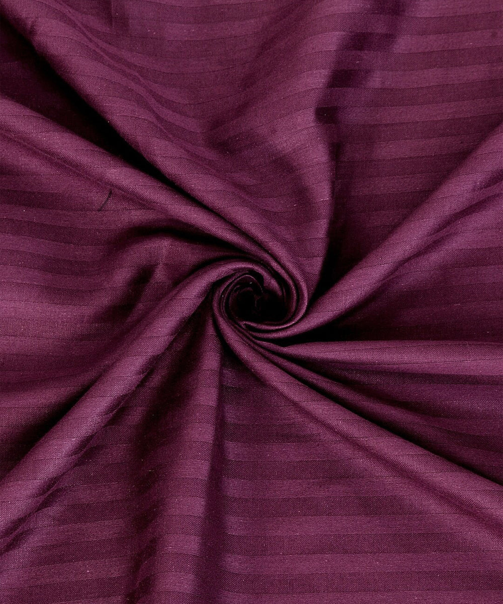 Wine Single Fitted Bedsheet With 1 Pillow Cover