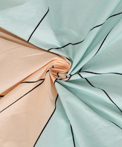 Geometric Single Bedsheet with 1 Pillow Cover