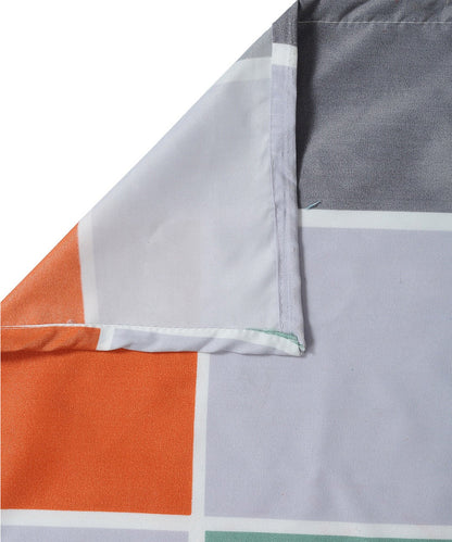 Blue Checks King Size Bedsheet With 2 Pillow Cover