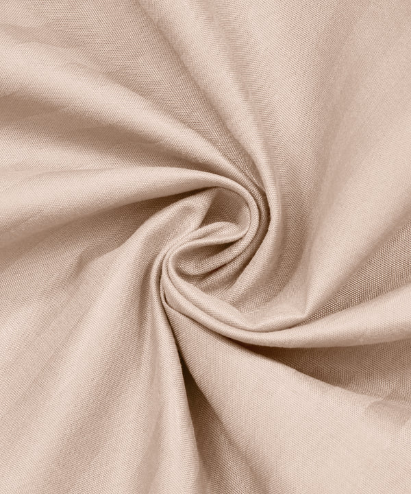Cream Satin Stripe Bedsheet with Pillow Cover